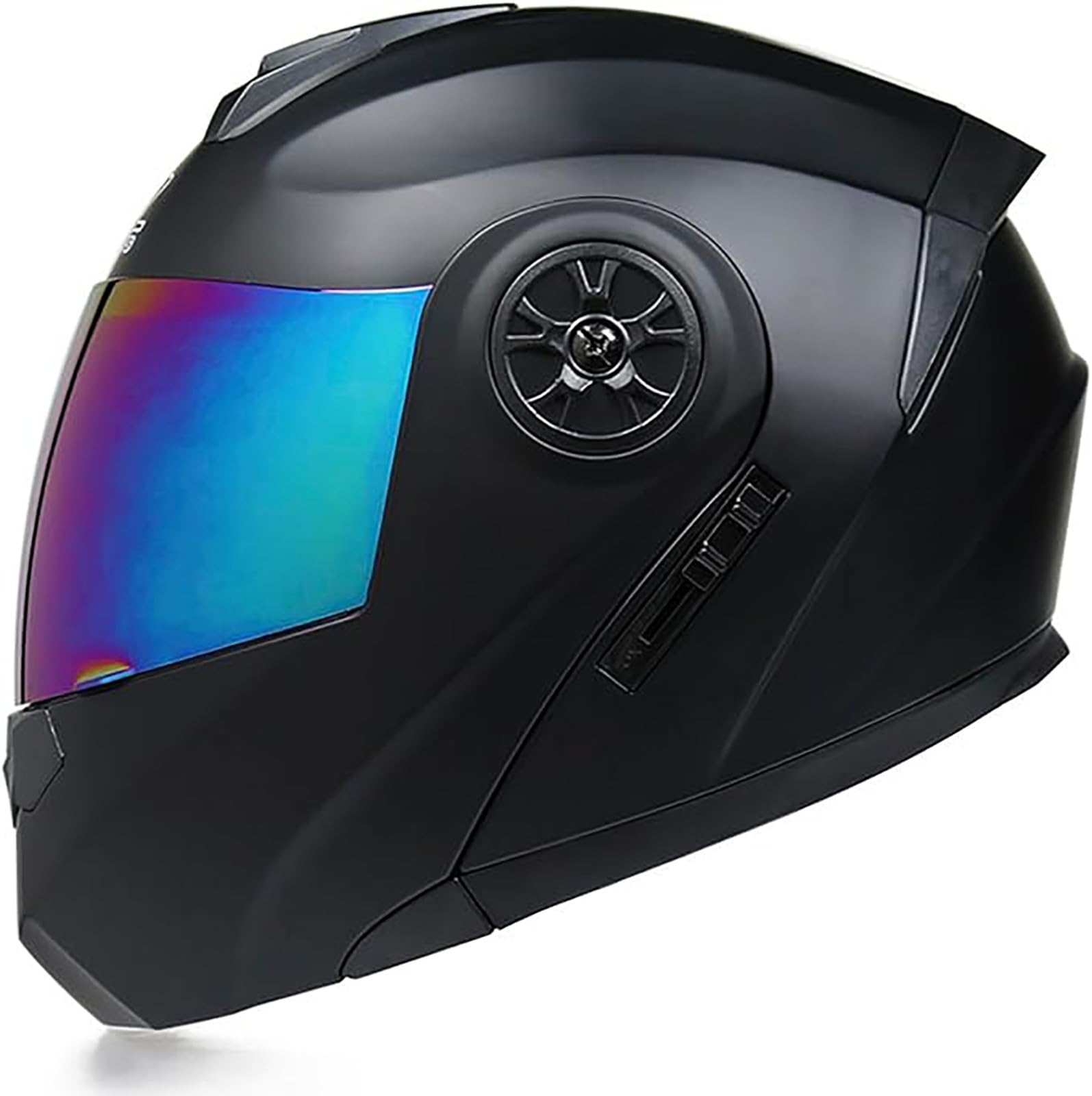 Motorradhelm Unisex Für Erwachsene, Motorrad-Sturzhelm, ECE-Geprüfter Integralhelm Mit Doppelvisier, Crash Rider Biker-Sport-Motorradhelme E,L/{59~60cm} von JianJud