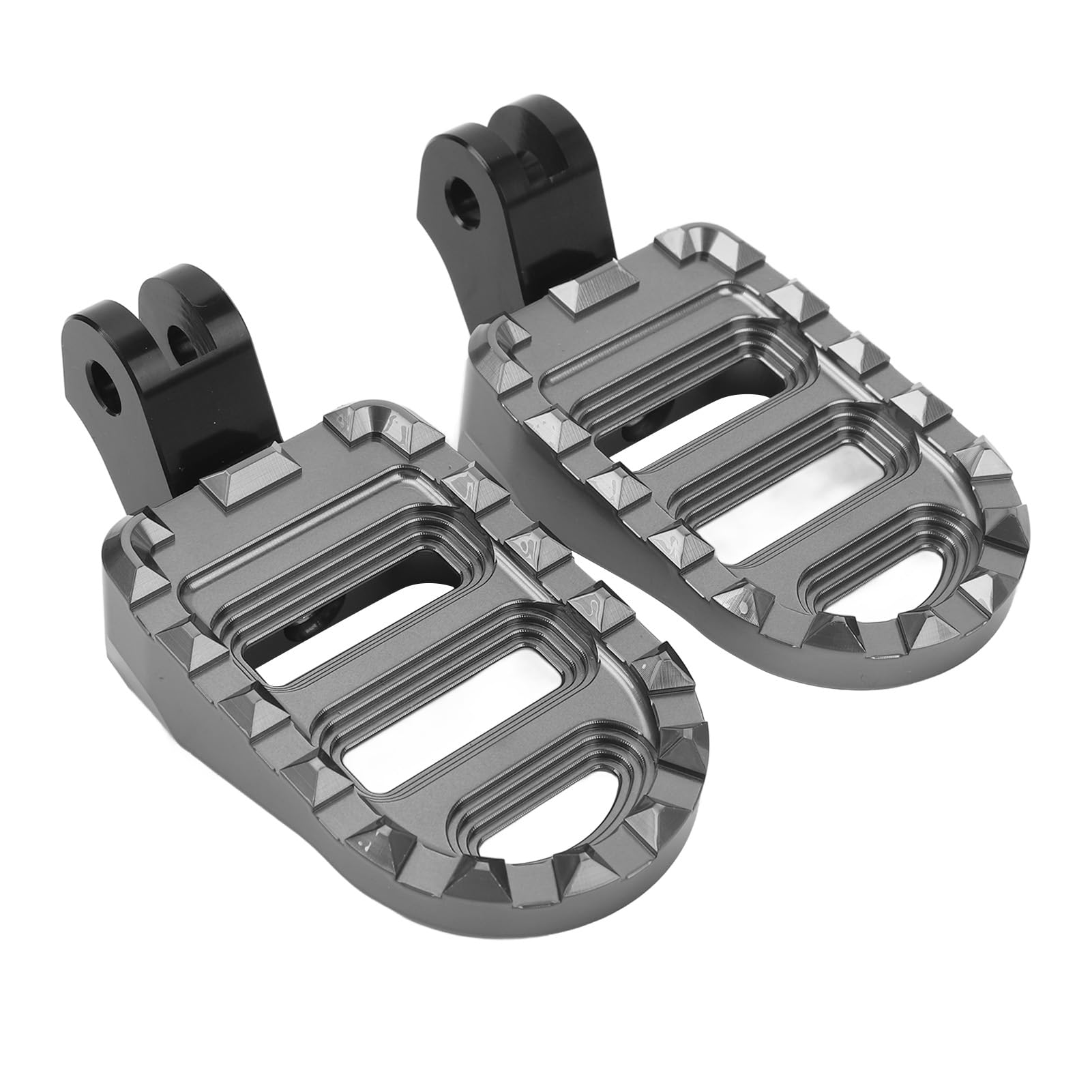 Footstützen -Pedale, 1 Paar Rostfeste Motorrad -Motorrad -Pedal -Aluminium -Legierung für T100 T120 2016 Bis 2022 (GREY) von Jiawu