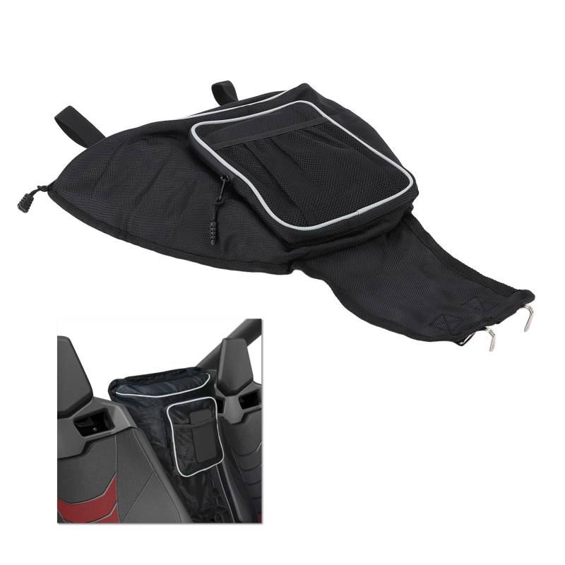 Jiawu UTV Center-Aufbewahrungstasche, UTV Cab Pack Center-Sitztasche Kompatibel mit RZR XP 1000 Turbo 570 800 900 S 800 900 1000, 1680D Oxford-Stoff Imprägnierungsnetz-Taschenersatz von Jiawu