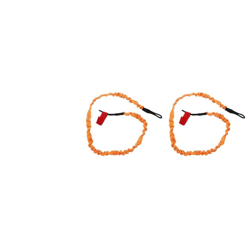 Kayak -Paddelgurt, Kajak 2PCS Kayak Korrosion Korrosionsspeicher (ORANGE) von Jiawu