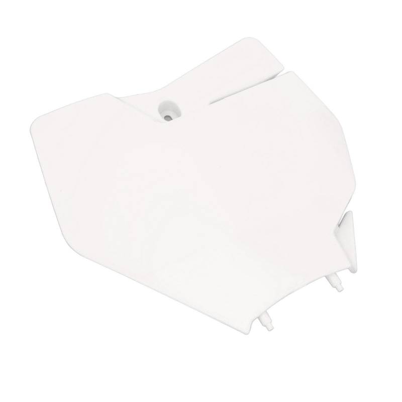 Motorrad -Front -Nummernplatte, Fest Festgelegte ABS -Motorrad -Frontplatte Einfaches Einzigartiges Dekor für EXC 150 250 300 TPI (White) von Jiawu