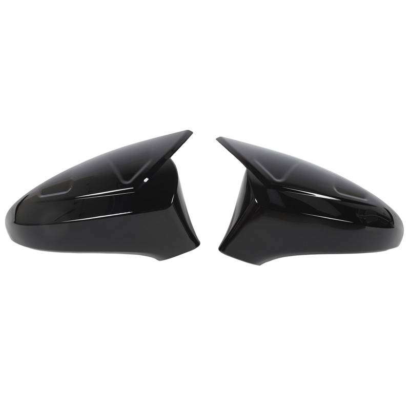 Rückspiegelgehäuse, Schützende Linke und Rechte Stilvolle, Stilvolle Abdeckung des Fade Proof Side Mirror Cap für IS200T IS250 IS350 (glänzend schwarz) von Jiawu