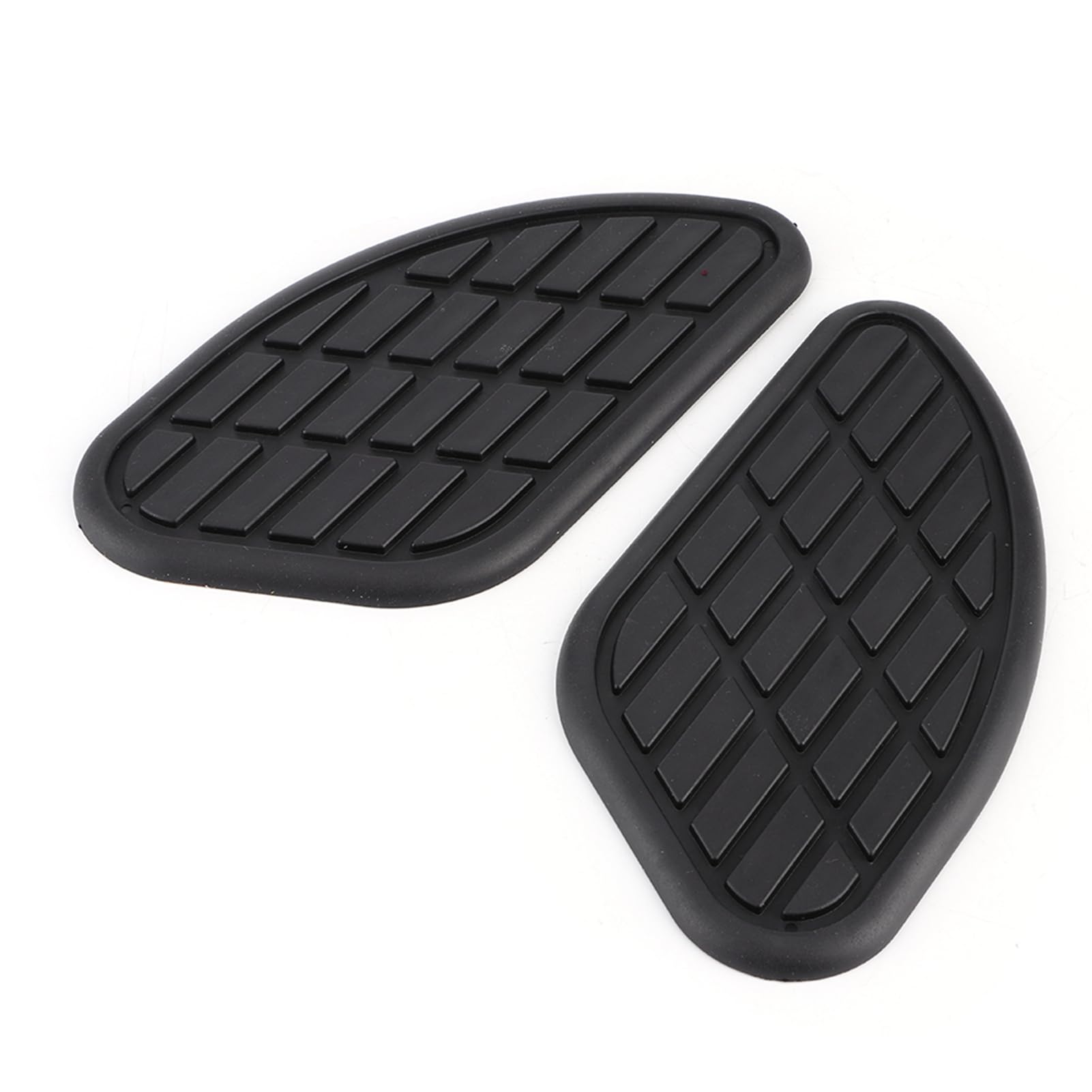 Motorrad Tank Pads, 1 Paar Motorrad Kraftstofftank Traction Pad Protector Vintage Universal Kniegelenk Tank Aufkleber Tankschutzhauben Tank Schutz Hauben (Schwarz) von Jiawu