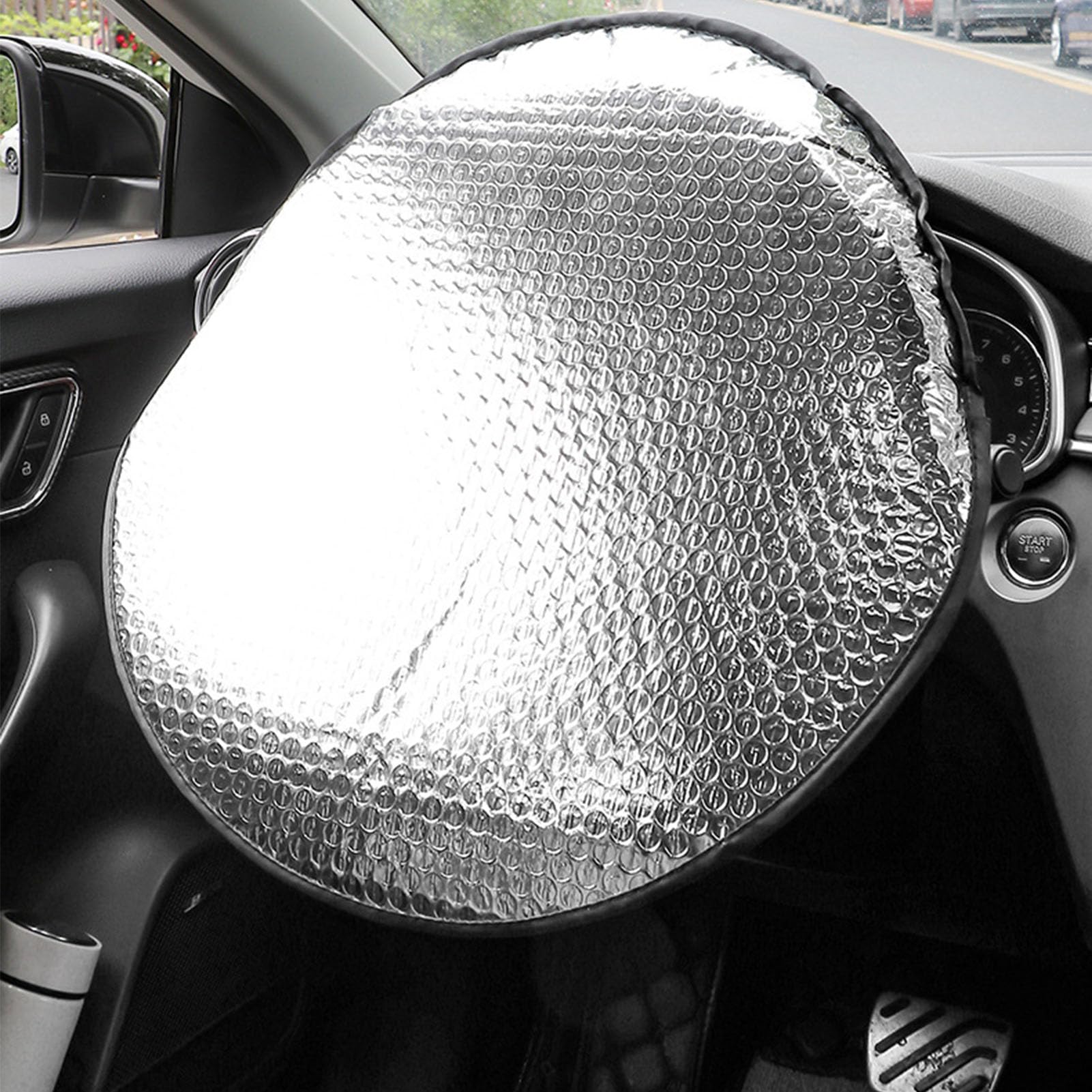 Wärme-Lenkradabdeckung, Auto-Lenkrad-Sonnenschutz, der Sonnenlicht Reflektiert, für den Innenraum des Autos von Jiawu