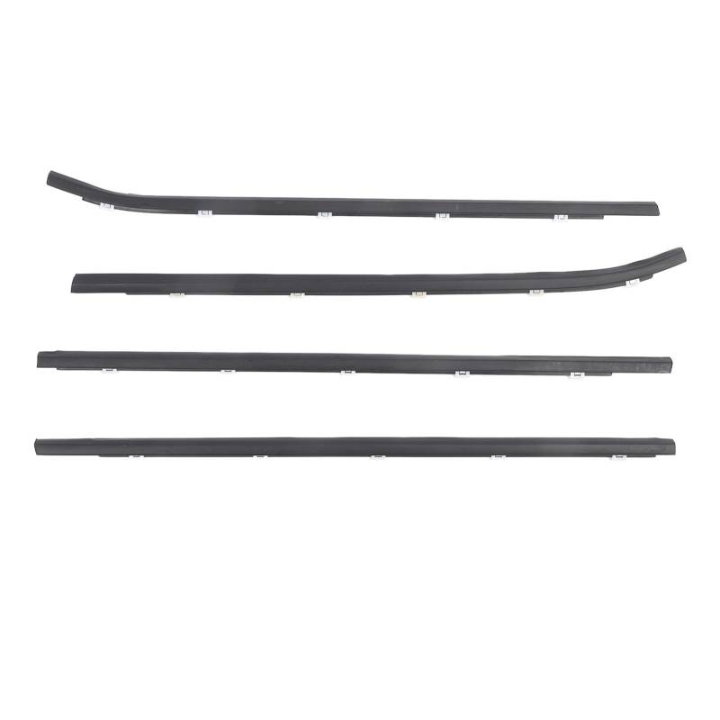 Weatherstrip 82210 2L000 für I30 2008 Bis 2011, Ruhiges und Komfortables Fahrerlebnis, 4PCS -Fensterformelstefenster Weather Street Fenster Siegel von Jiawu