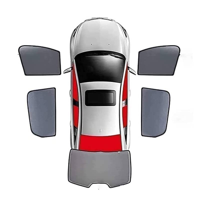 FüR Mazda 3S Hatchback 2005-2009 Auto-Seitenfenster-Sonnenschutz,Schützen Sie die Privatsphäre Ihres Autozubehörs,D-5pcs von JidddD