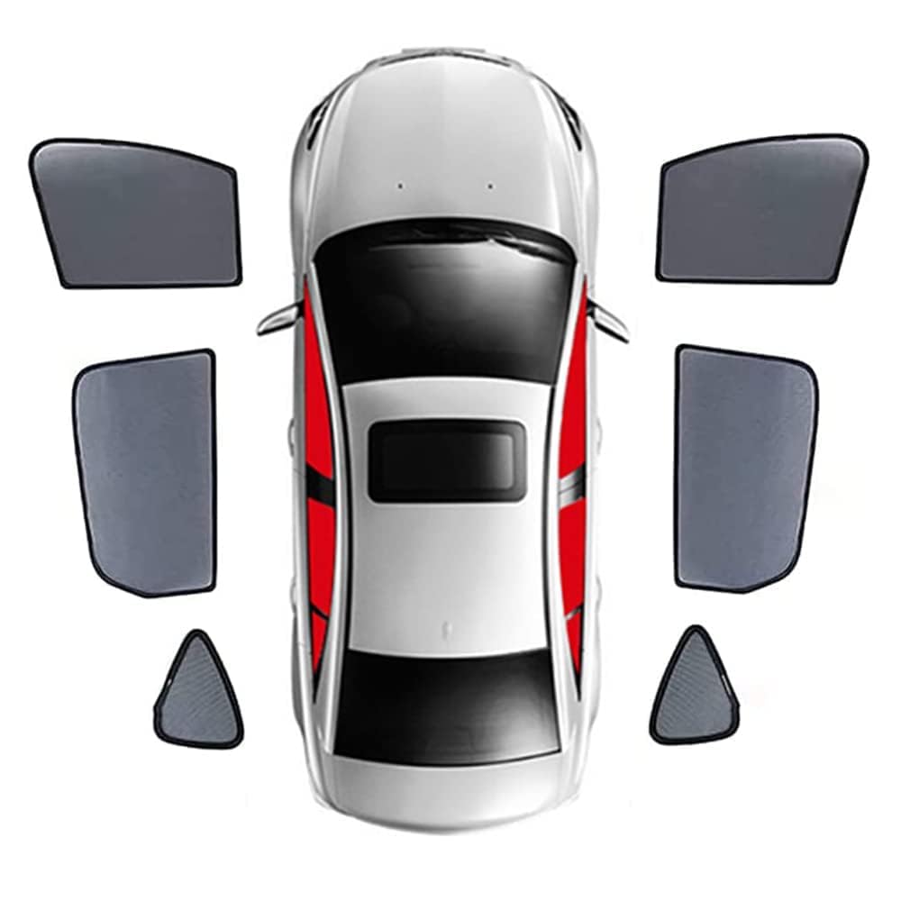 FüR Mazda CX-8 2019-2023 Auto-Seitenfenster-Sonnenschutz,Schützen Sie die Privatsphäre Ihres Autozubehörs,E-6pcs von JidddD