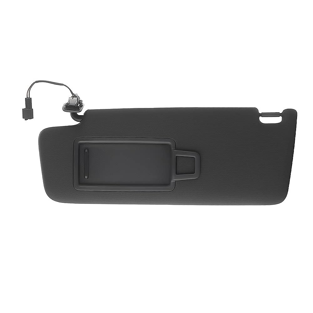 für Accord 2008 2009 2010 2011 2012 83280-TA5-A51ZA Car Sun Visor,with A Make-up Mirror Vehicle Sun Visor with Mirror,Interne Sonnenblende,B Black (a Pair) von JidddD