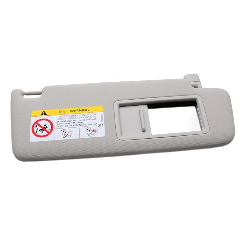 für Accord 2008 2009 2010 2011 2012 83280-TA5-A51ZA Car Sun Visor,with A Make-up Mirror Vehicle Sun Visor with Mirror,Interne Sonnenblende,B Gray Right (Passenger) von JidddD