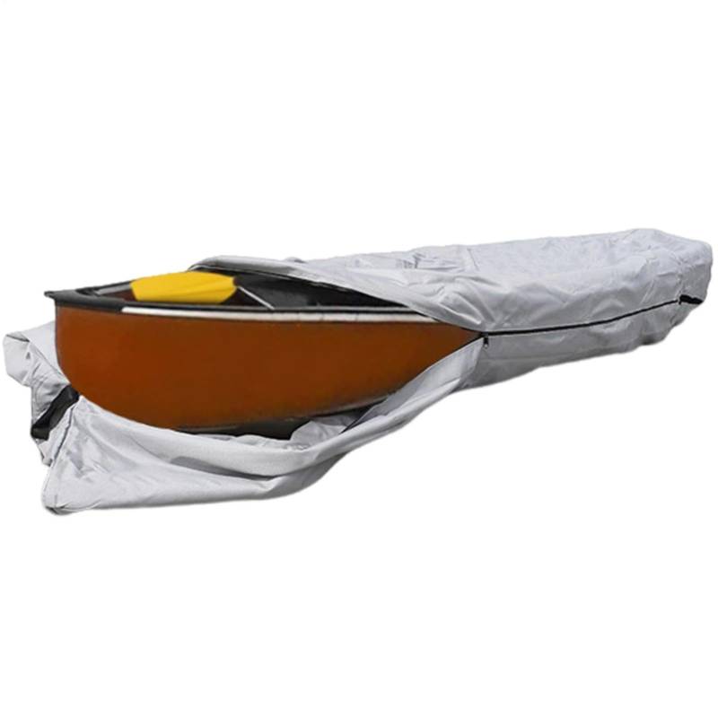 UniversalKajak Abdeckung, 500x10cm UV Schutz Kajak Kanu Abdeckung Wasserdicht Und UV Beständig Staubschutzschild Für Kanu Boot 420D Oxford Stoff Staubschutzschild Für Kanu Boot von Jiimhte