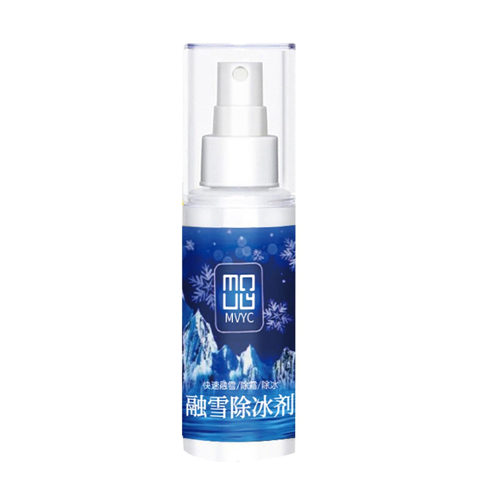 Jingyash Auto-Schneeentfernungsspray, Auto-Windschutzscheiben-Enteisungsspray - 100 ml Auto-Schneeschmelzmittel - Winter-Autozubehör, harmloser Windschutzscheiben-Entfroster, Schneeentferner mit von Jingyash