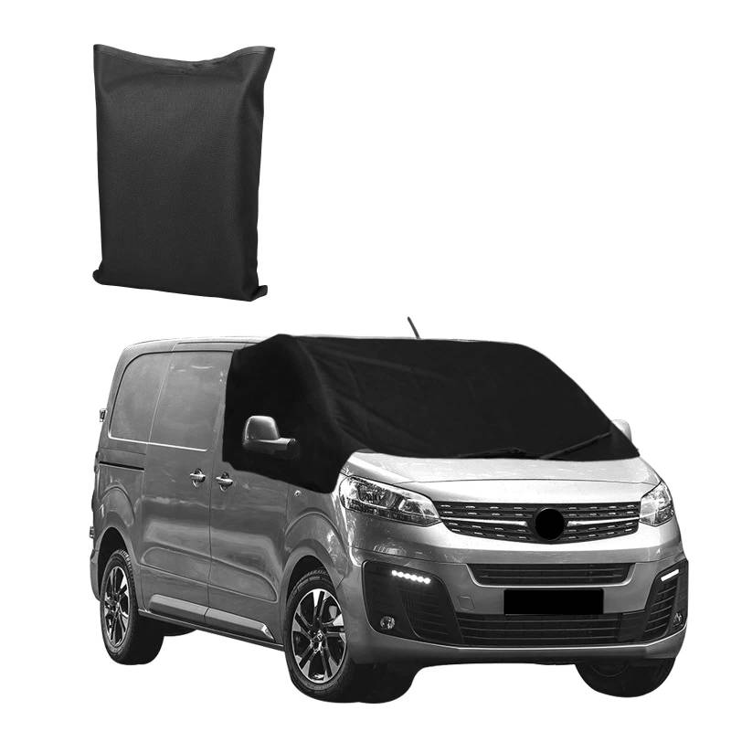 Frontscheibe Wrap Cover Ersatz für Renault Trafic 2001-2014, Sonnenschutz Frontscheibenabdeckung Ersatz für Opel Vivaro 2001-2014, 600D Wasserdichtes Oxford-Gewebe Schnee- und Eisschutz Privatsphäre von JinsenTGG