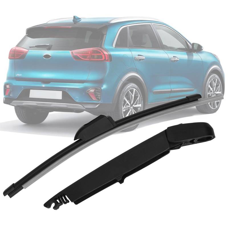 Hinterer Scheibenwischerarm Ersatz Kompatibel mit KIA Niro 2016-2022, Heckscheibenwischer Heckwischerarm Auto Heckwischerblatt Blatt Kit Wasserdicht Heckscheibenwischerarm von JinsenTGG