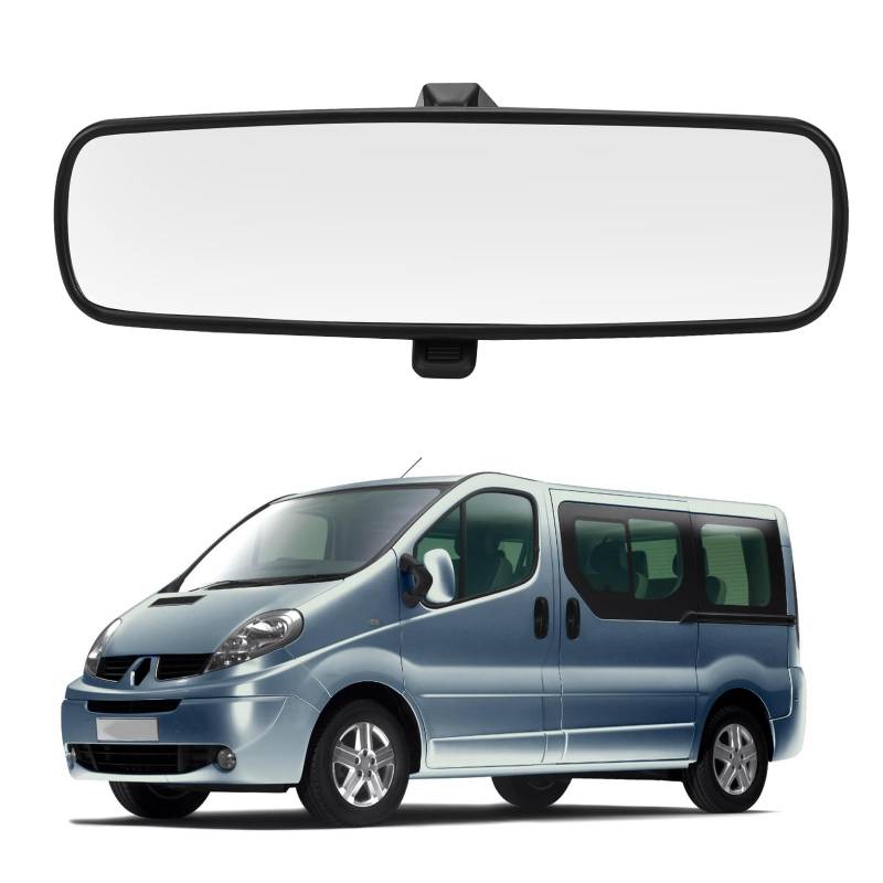 Innenrückspiegel Ersatz für Renault Trafic 2001-2024, Rückspiegel Auto-Innenspiegel Glas Spiegel Ersatz für Opel Vivaro 2001-2024, 1C1517T695AA1C6J, 4385007 von JinsenTGG