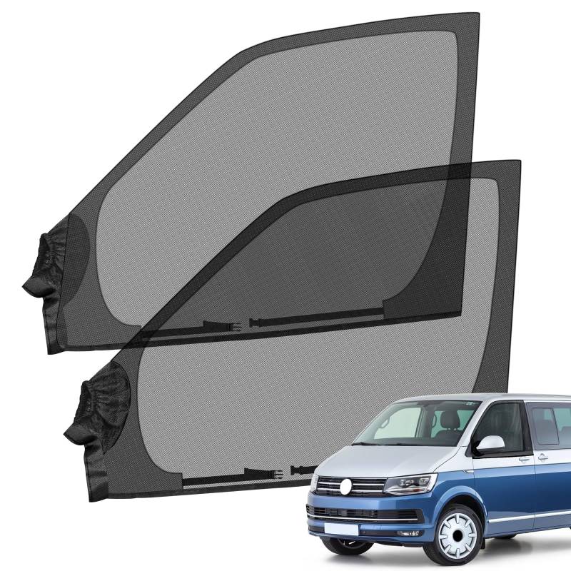 Insektenschutzgitter Ersatz für VW T5 T6 T6.1 California, Magnetisches Insektennetz für Vor der türen (Paar) 2 Stück, Moskitonetze Atmungsaktiv Insekten für Outdoor Camping von JinsenTGG