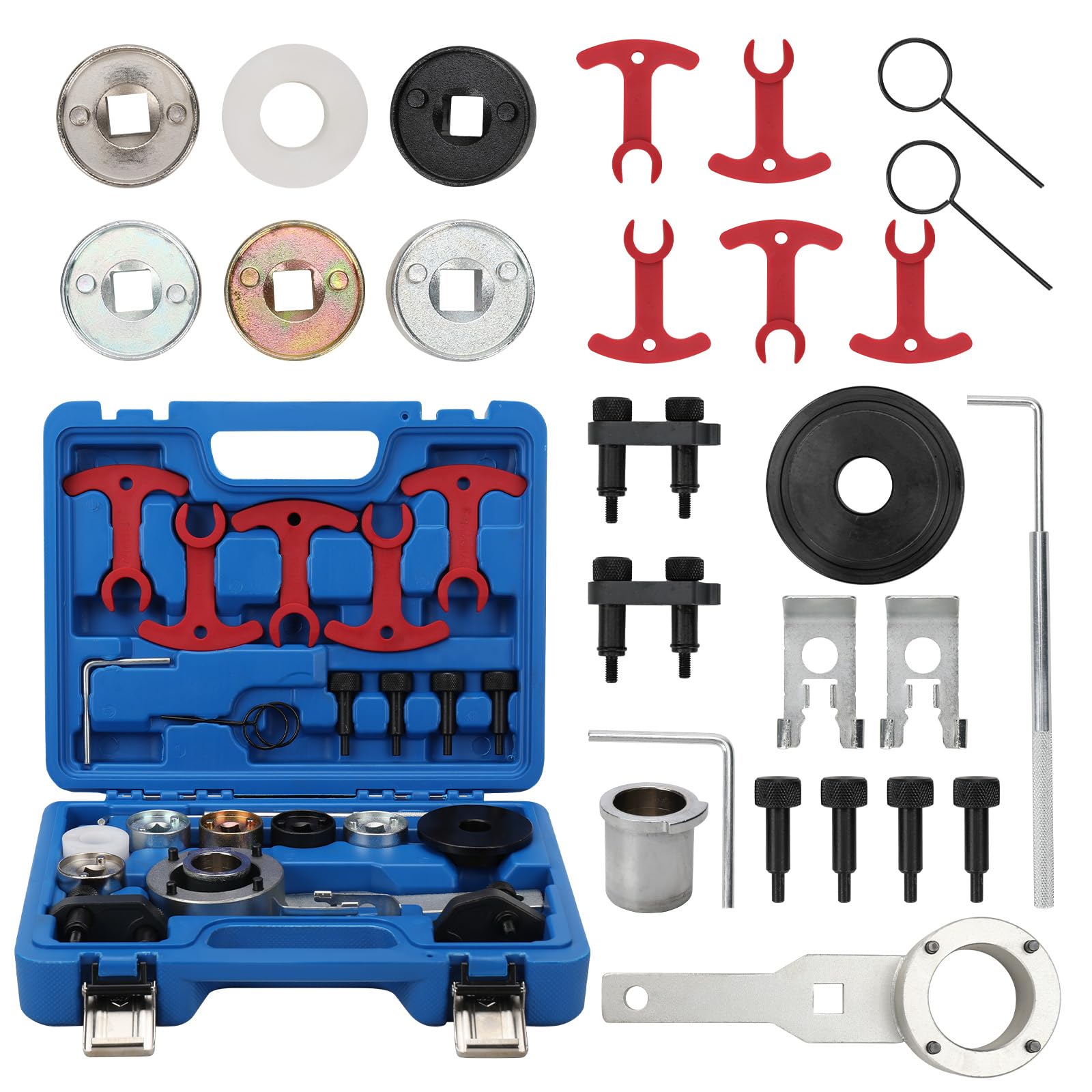 JinsenTGG Kfz Motor Einstellwerkzeug Kompatibel mit V-W 2.0T T40191 T10352 T10368 T40196 T10354, Zahnriemen Motor Timing Tool 2006-2018 EA888 1,8 2,0 TSi TFSi, Motor Nockenwelle Arretierwerkzeug von JinsenTGG