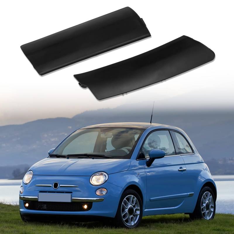 Wiper Panel Scuttle, Scheibenwischer Links Rechts Scheibenwischerverkleidung Kompatibel mit Fiat 500 2007-2024, 735452714 735452712 von JinsenTGG