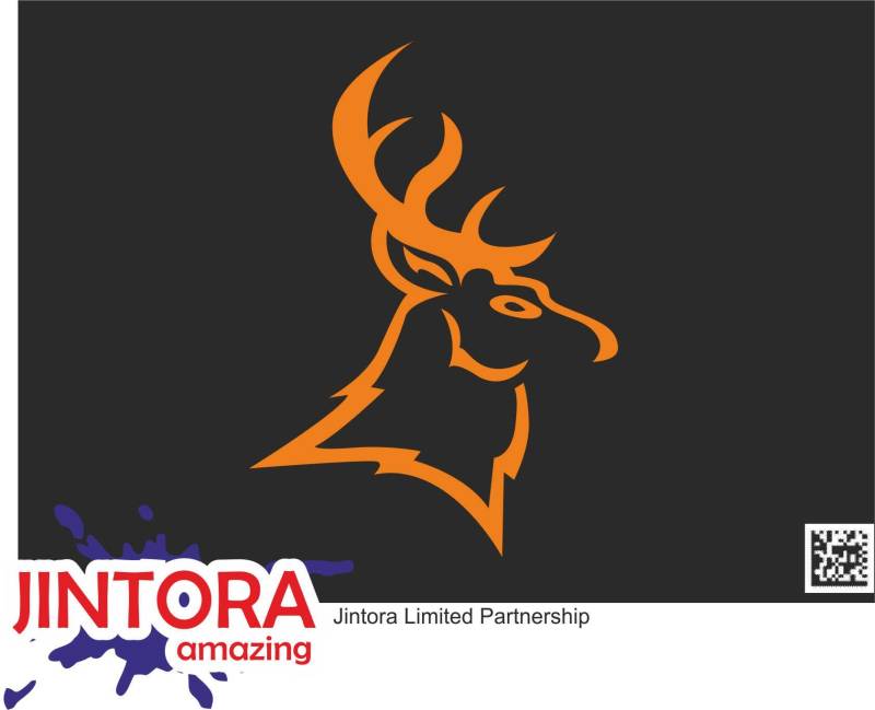 Jintora Aufkleber für Auto - Autoaufkleber - JDM - Die Cut - Hirsch - 138x99 mm - JDM - Die Cut - Bus - Fenster - Heckscheibe - Laptop - LKW - Tuning - orange von Jintora