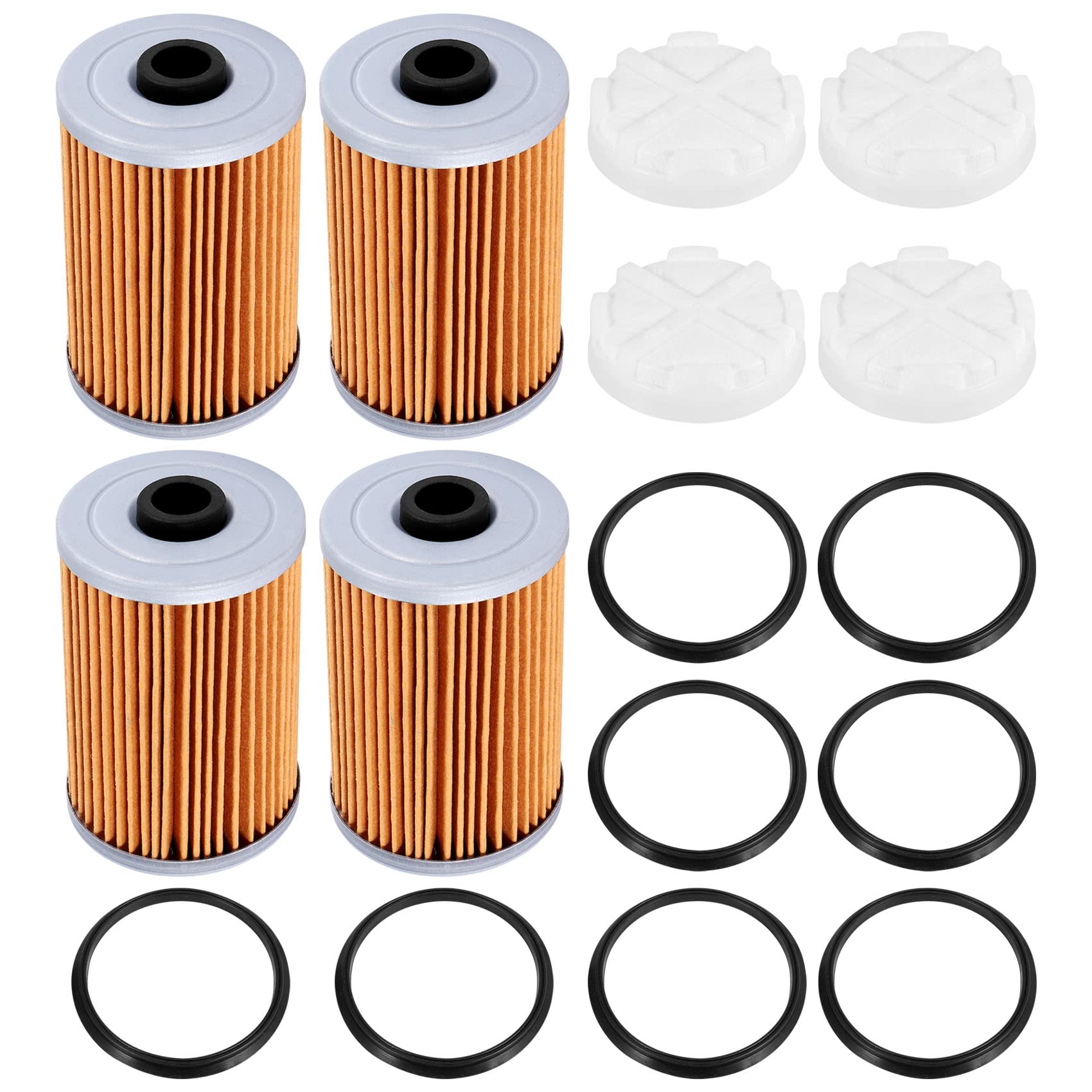 Jisapmzu 4 StüCk Kraftstoff Filter Kit für Gen 35-8M0093688, 35-866171A01, 35-892665, 18-7977 von Jisapmzu