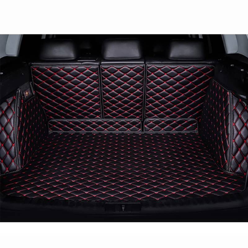 Auto Voll Umgeben Kofferraummatten Leder Kofferraumwanne Liner Tray für Mercedes Benz GLE W166 GLE 300d 320 400 350d 450 4MATIC 2015-2019 Car Kofferraum Schutzmatte Interieur Zubehör von JoboJi