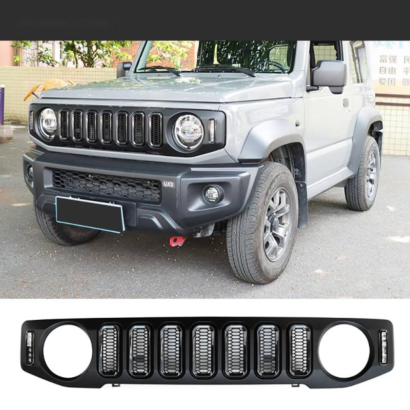 Kühlergrille Front Bumper Grille für Suzuki Jimny JB64 JB74W 2019-2023 Car,B von JoboJi