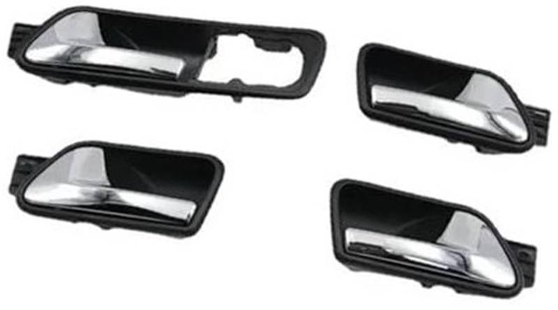 Jodriva, for VW, for Touran, 2004-2015, for Caddy, 2004-2013 Auto-Chrom-Innentürgriff RL- 1T0 839 113 RR- 1T0 839 114 C Auto-Innentürgriff(Black 4 Pcs Full Sets) von Jodriva