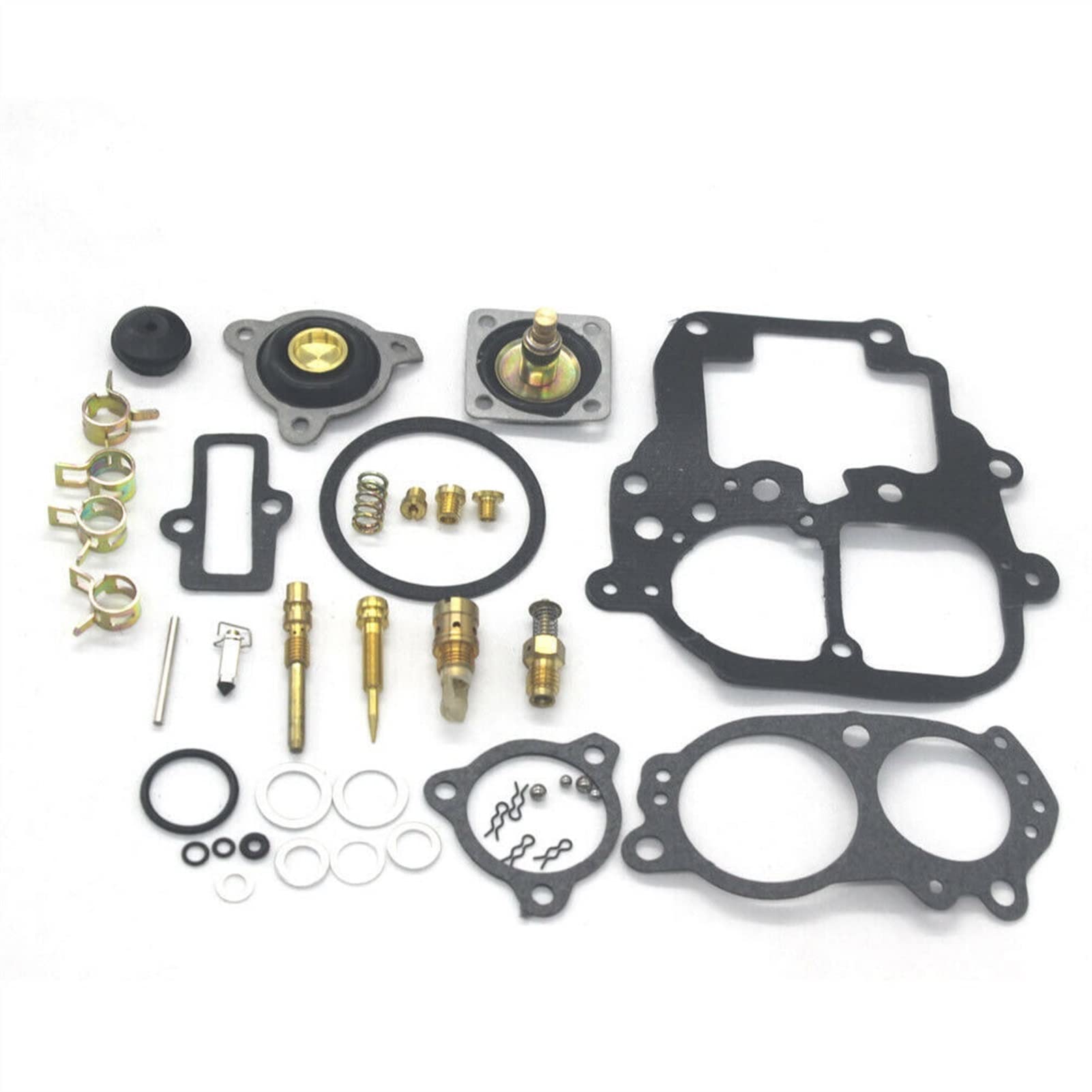 Jodriva 15827A Vergaser-Reparatursatz for Toyota, 22R-Motor 2,4 l 2BBL 1984 4Runner 1981–1983 Celica 1981–1982 Corona 1981–1990 Pickup Überholungssatz von Jodriva