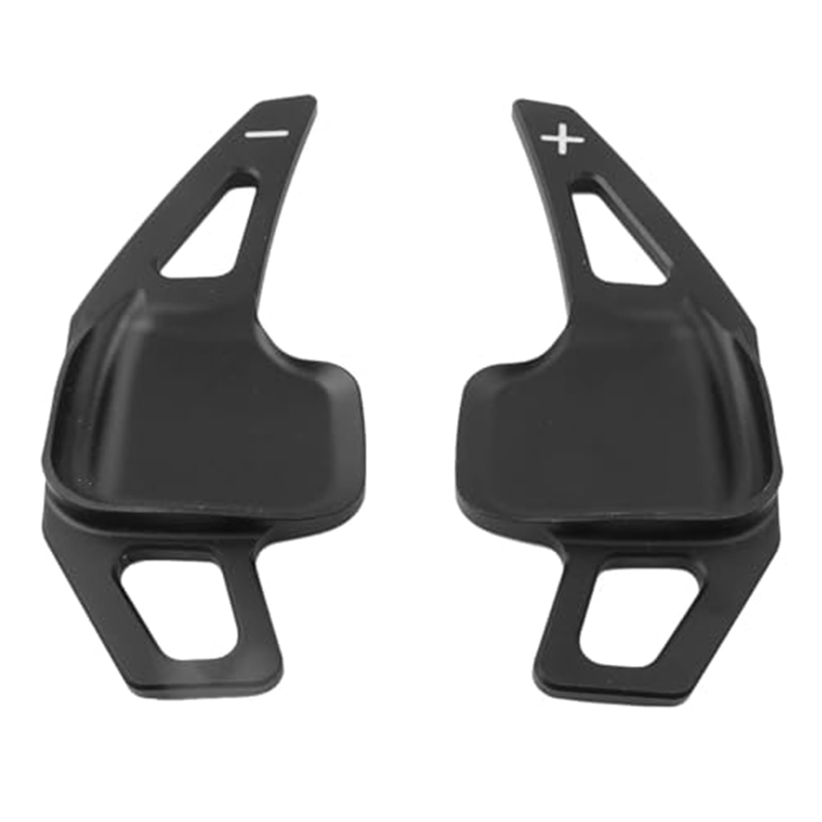 Jodriva 2 Stück Auto-Lenkrad-Schaltwippen-Verlängerung, for, 3er 5er F10 F30 F80 320i 325i 330i RT Lenkradschaltpaddel(Black) von Jodriva