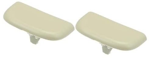 Jodriva 2 Stück weißer Sonnenblendenkappen-Clip Nr. DS7Z54672A40AF, for Ford, Edge 15-23 Clips für die innere Sonnenblende(Beige) von Jodriva