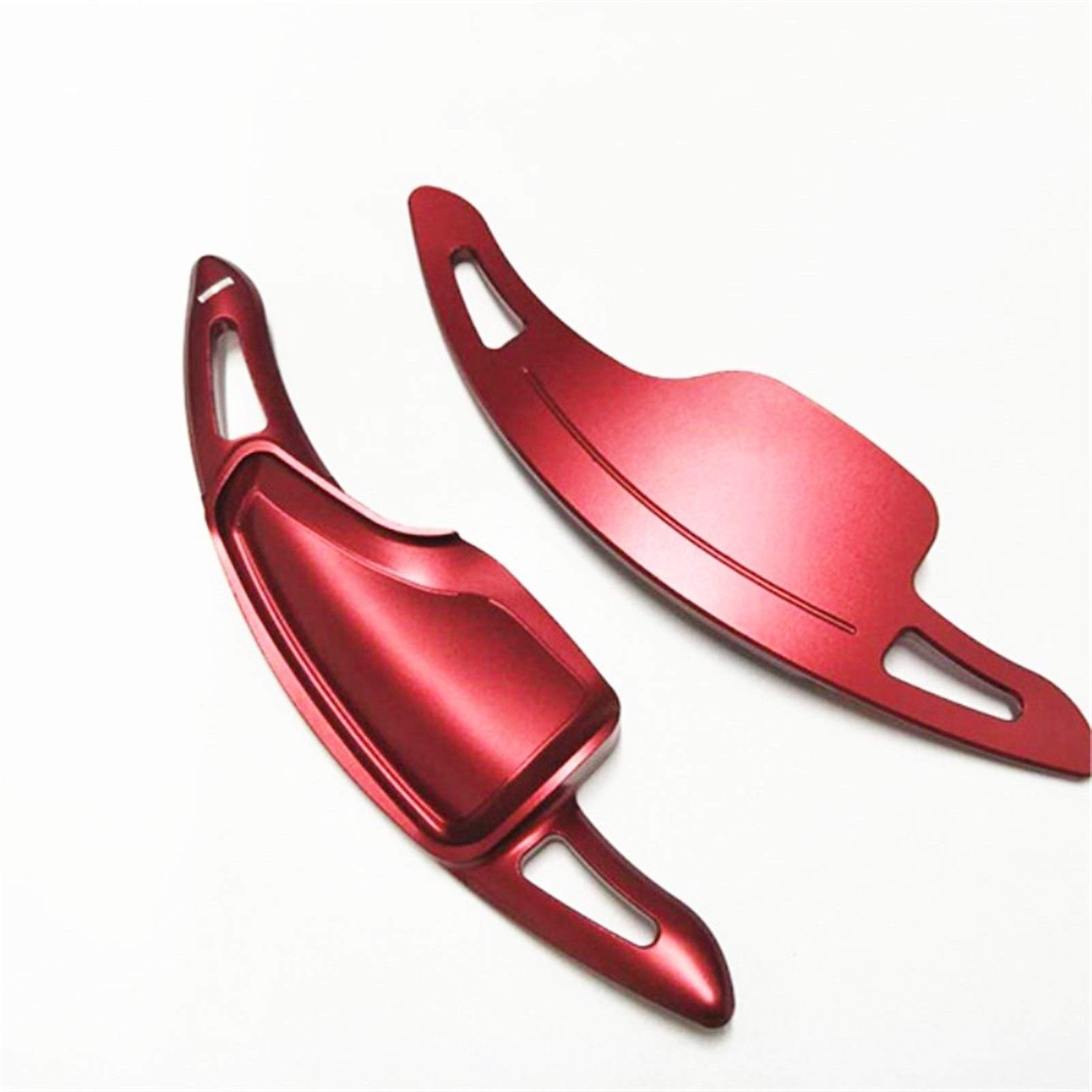 Jodriva 2 stücke Aluminium Schalthebel Paddel Lenkrad Shifter Verlängerung, for Chevrolet, for Camaro, 2016-2018 Lenkräder & naben Verlängerung Lenkradnabensatz(Red) von Jodriva