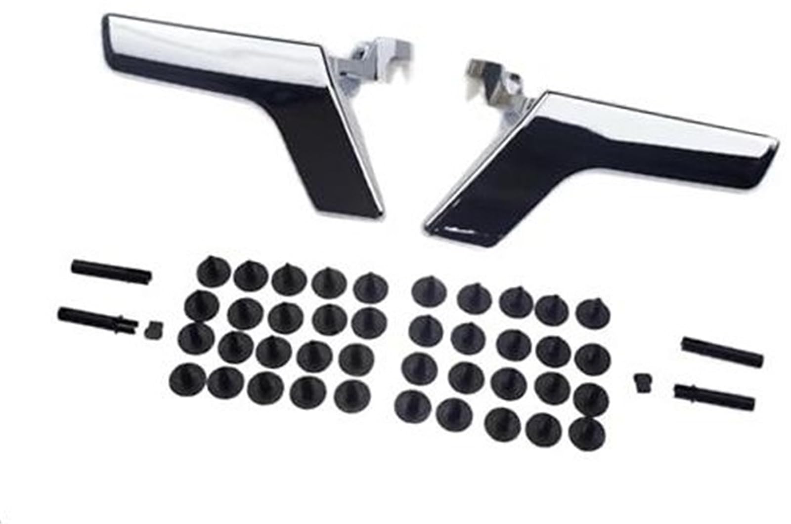 Jodriva 2047201171 2047208670 for W204 X204 for C-Klasse for GLK-Klasse Innen Tür Griff Pull Reparatur Kit Vorne Hinten Links Rechts Auto-Innentürgriff(Black Left Right Pair) von Jodriva