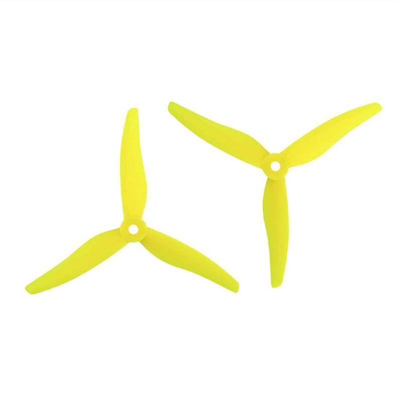 Jodriva 24 stücke/12 Paar 51466 Tri-Blatt Propeller Requisiten 3 Blatt CW CCW Propeller 2306 2207 Motor RC FPV Multirotor Ersatzklingen für Drohnen(Yellow) von Jodriva