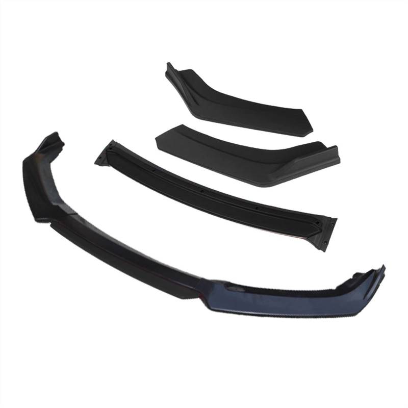 Jodriva 3 Stück Autozubehör Frontstoßstange Lippensplitter Diffusor Lip Body Kit Spoiler Stoßstangen, for Toyota, for Corolla, 2009 2014, Schwarz Frontspoilerstoßstangen(4pcs+Black) von Jodriva