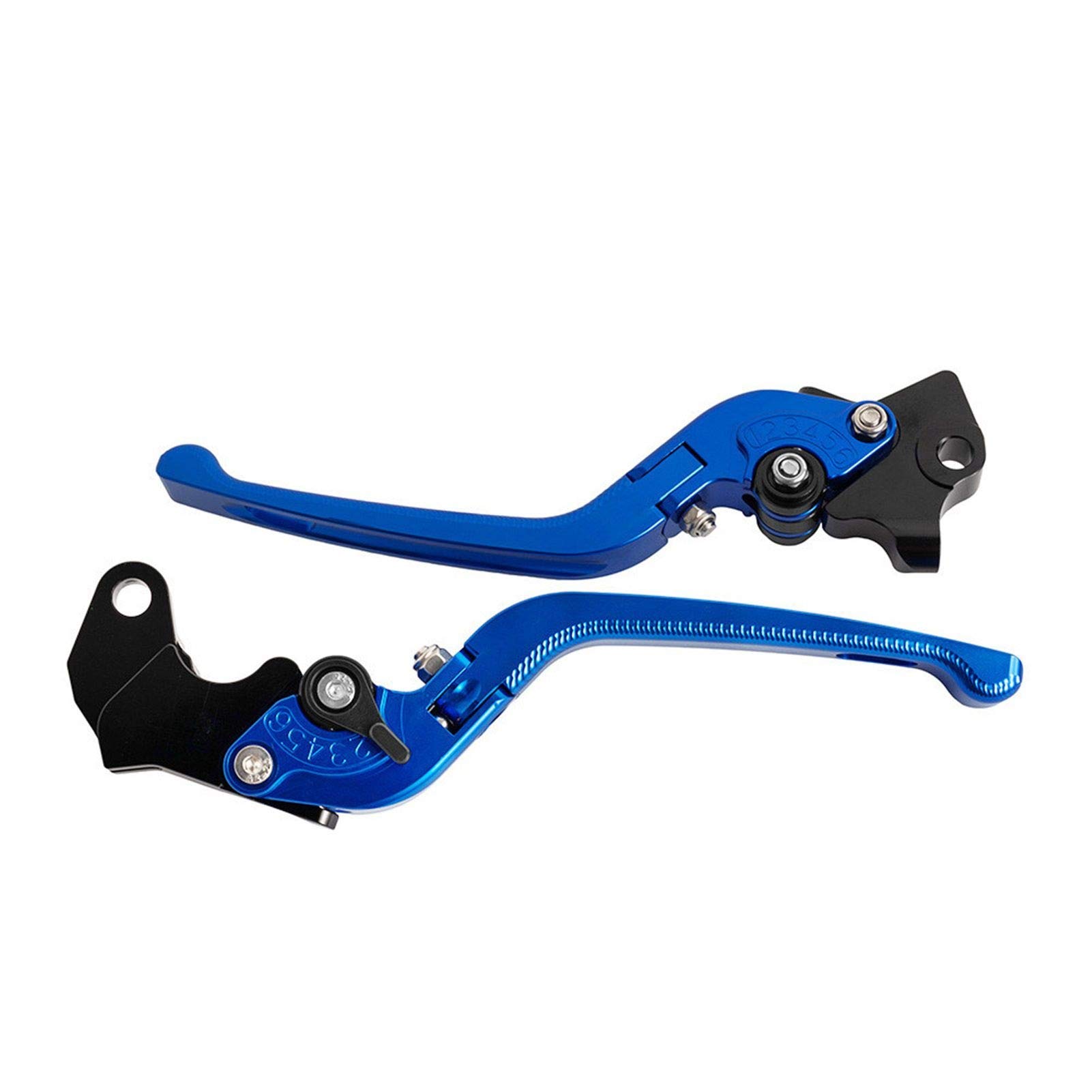 Jodriva 3D-CNC-Aluminium-Klappmotorrad-Bremskupplungshebel, for R1200GS 2013–2018, K1600 GT/GTL 2017–2018 Motorrad-Kupplungsbremshebel(Blue) von Jodriva