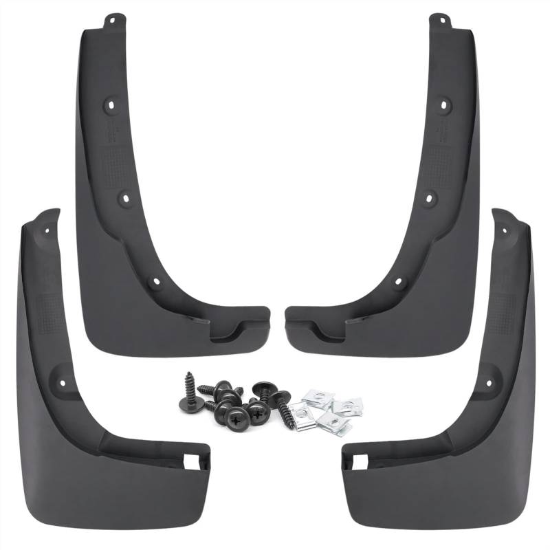 Jodriva 4-teiliges Set Auto-Schmutzfänger vorn hinten, Spritzschutz, Kotflügel, for Toyota, for RAV4, XA20 2. Generation 2001-2005, Schmutzfänger 2002 2003 2004 Auto-Kotflügel von Jodriva