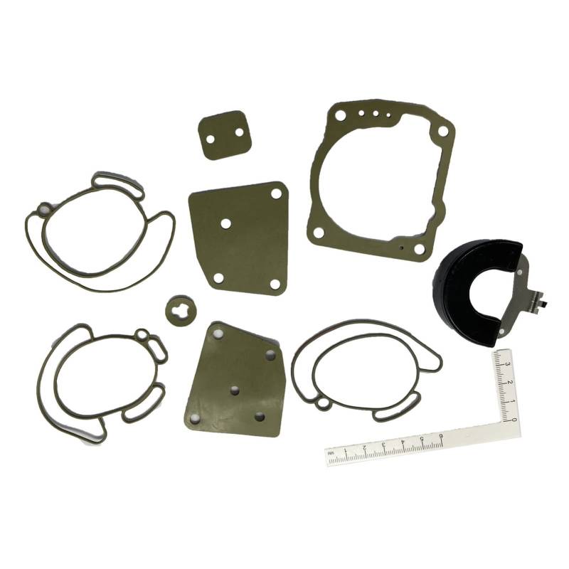 Jodriva 4er-Pack Vergaserreparatursatz 438996 435442 436852 18-7247, for Johnson, for Evinrude V4 V6 60 90 Grad 90 100 105 115 150 175 PS Überholungssatz von Jodriva