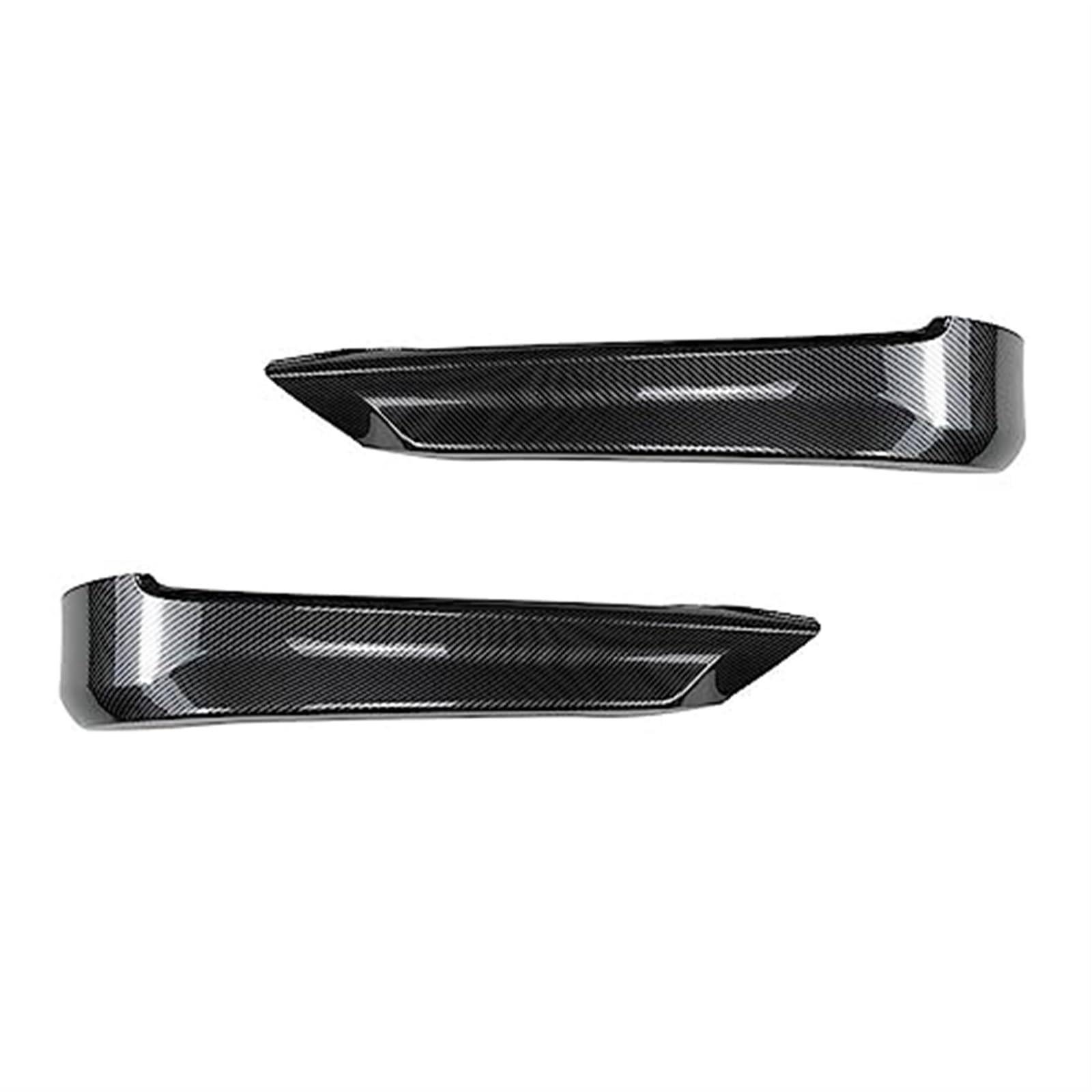 Jodriva 5PCS Auto Frontstoßstange Lippensplitter Diffusor Body Kit Spoiler Stoßstangenschutz Schutz, for, 3er E90 E91 2005-2008 Tuning Frontspoiler Frontstoßstangendiffusor(Black Carbon Look Splitter von Jodriva