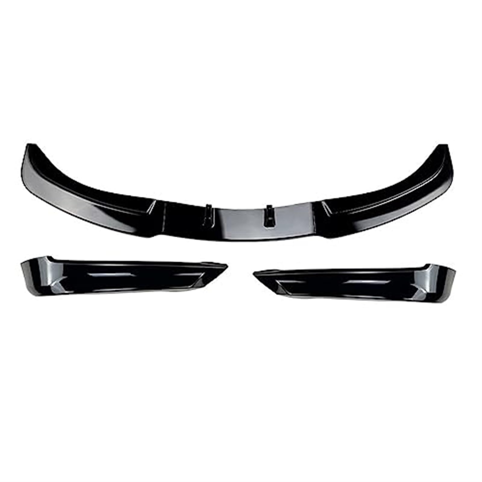 Jodriva 5PCS Auto Frontstoßstange Lippensplitter Diffusor Body Kit Spoiler Stoßstangenschutz Schutz, for, 3er E90 E91 2005-2008 Tuning Frontspoiler Frontstoßstangendiffusor(Black One Set Gloss Black) von Jodriva