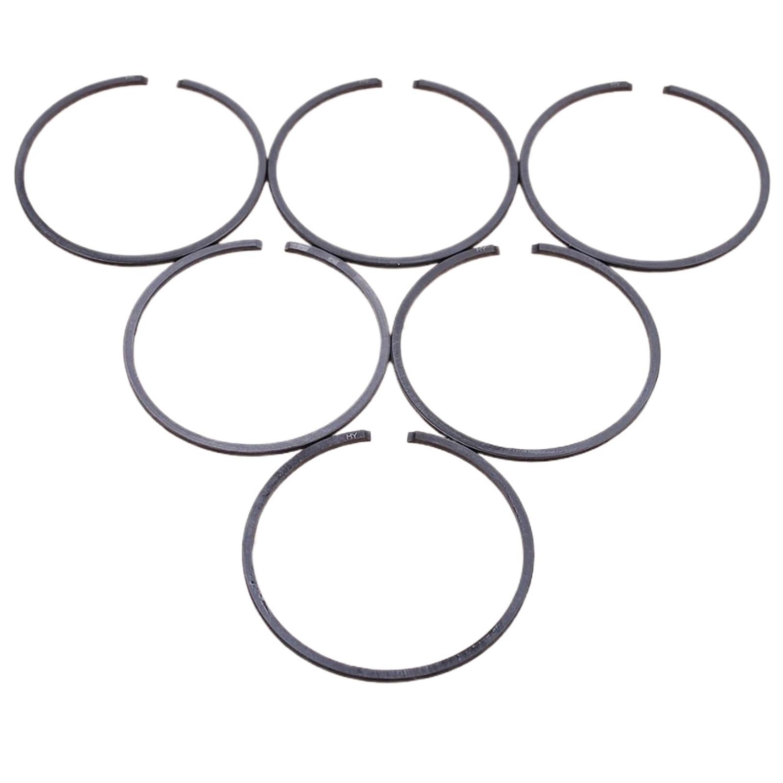 Jodriva 6 Stück 38 mm x 1,2 mm Kolbenringe, for STIHL 018 MS180 MS 180, Kettensägen-Ersatzteil 1130 034 3002 Kolbenring von Jodriva