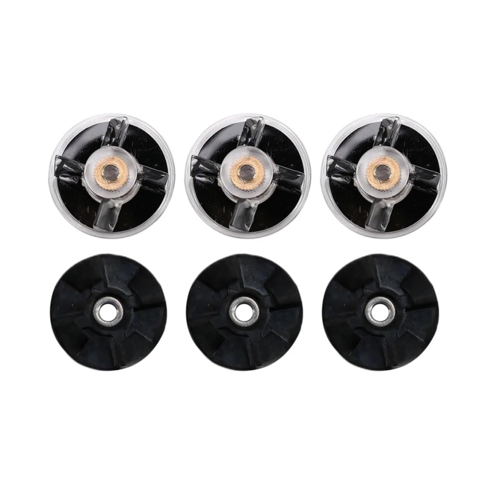 Jodriva 6er-Pack Ersatzteil for Basiszahnrad und Klingenzahnrad for Magic Bullet, 250-W-Mixer MB1001 Mixerdeckel mit Klinge Jodriva 6er-Pack Ersatzteil for Basiszahnrad und Klingenzahnrad for Magic Bullet, 250-W-Mixer MB1001 Mixerdeckel mit Klinge von Jodriva