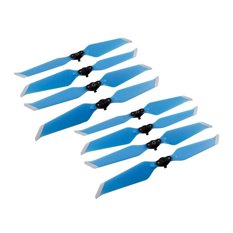 Jodriva 8-teilige Propellerflügelventilatoren for Mavic 2 Pro/Zoom-Drohne mit geringem Geräuschpegel und Schnellverschluss Ersatzklingen für Drohnen(8Pcs Blue) von Jodriva