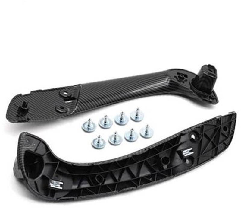 Jodriva 809600015R 197012651 Auto vorne Links rechts Innentürgriffabdeckung, for Renault, for Megane 3 III 2008–2016, for Fluence 2009–2015 Auto-Innentürgriff(Black Inner Handle-cabon 2) von Jodriva