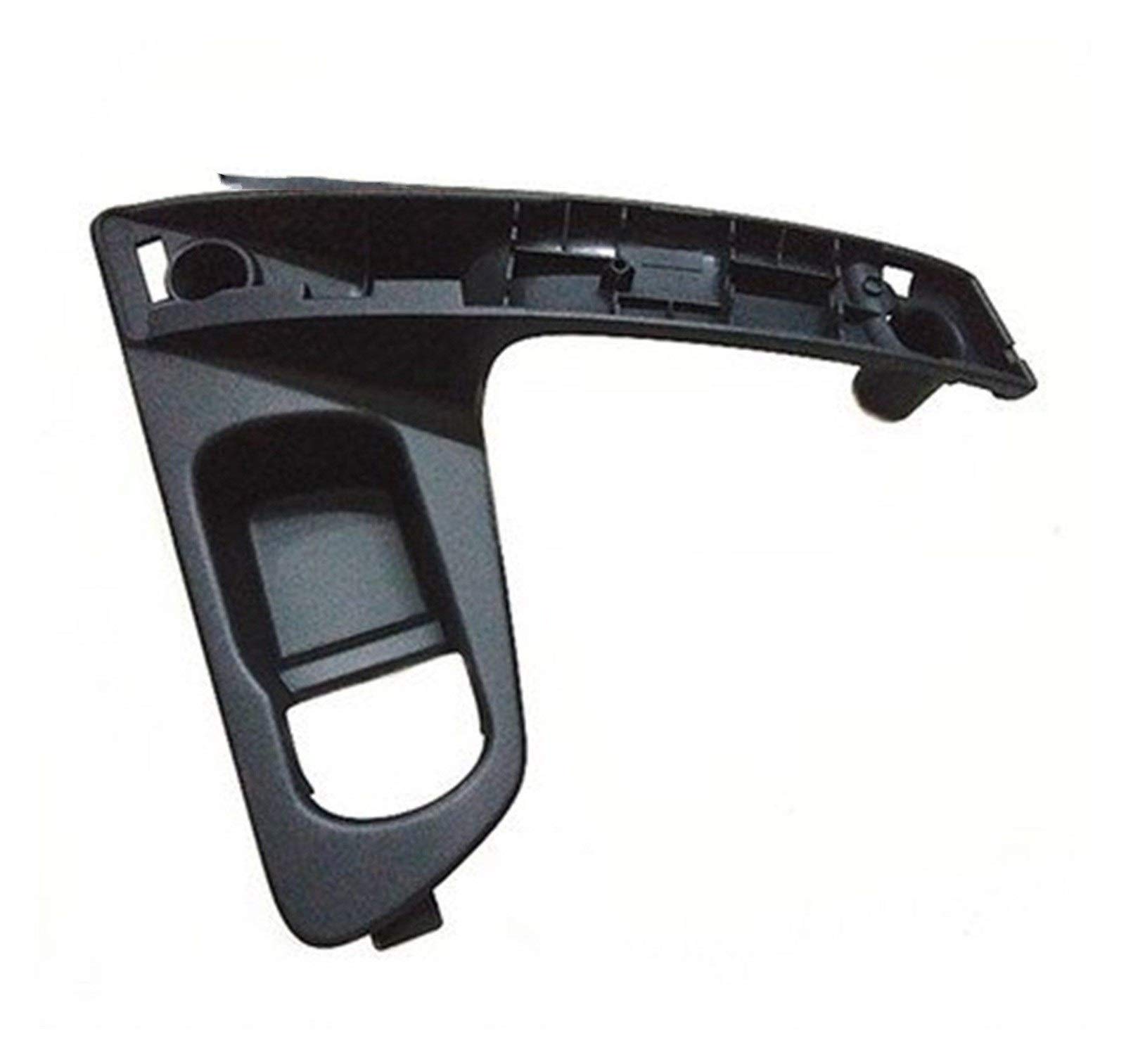 Jodriva ABS Autotürgriffbasis Innengriff Silber Griffabdeckung, for Nissan, for Qashqai, for J10 2007-2014 Zierabdeckung für Autogriffe(Left Black) von Jodriva