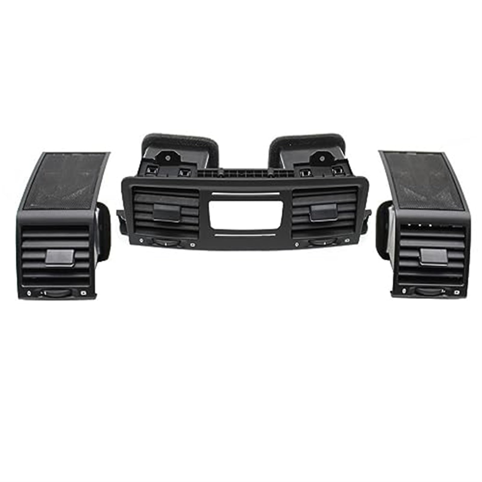 Jodriva Auto-Front-Links-Rechts-Klimaanlage, AC-Entlüftungsauslass, Lautsprecherabdeckung, for Mercedes-Benz, G-Klasse W463 2004–2018 Innenlüftungsauslass(Black B Front 3pcs Set) von Jodriva