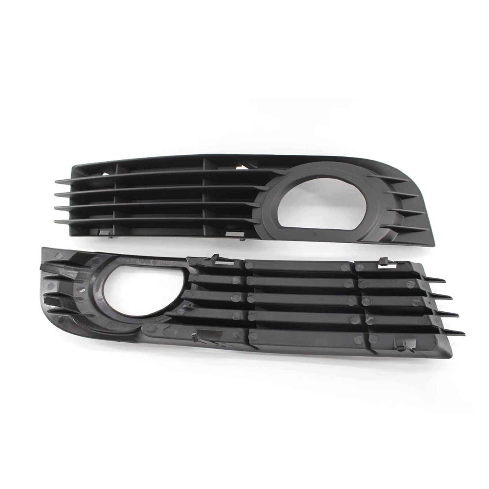 Jodriva Auto-Frontstoßstange, Nebelscheinwerfer, Lampengitter, links und rechts, Kühlergrill-Abdeckung, for Audi, for A8 D3 2005 2006 2007 4E0807681AD 4E0807682AD Nebelscheinwerfer-Kühlergrill-Abdecku von Jodriva