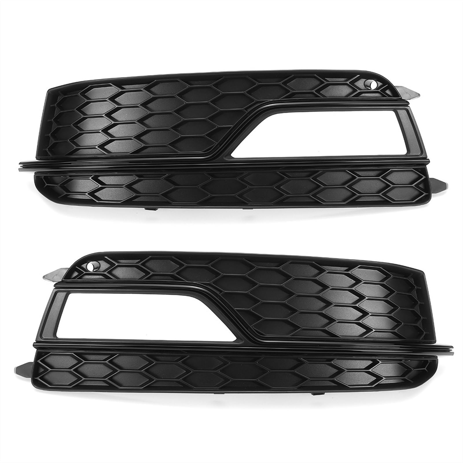 Jodriva Auto-Frontstoßstange, unterer Kühlergrill, Nebelscheinwerfer-Grill, Gitterabdeckung, for Audi, for A5 for Stoßstange S5 2013–2016 8T0807681K 8T0807682K Nebelscheinwerfer-Kühlergrill-Abdeckungs von Jodriva