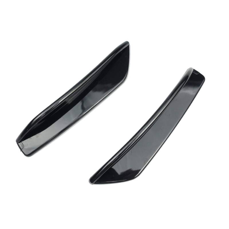 Jodriva Auto Frontstoßstange Nebelscheinwerfer Seitliche Canards Flossen Lippensplitter Luftverkleidung, for Mercedes-Benz, A Klasse W177 AMG A160 A180 A200 A250 A35 2019 Spoiler-Seitenflügelverkleidu von Jodriva