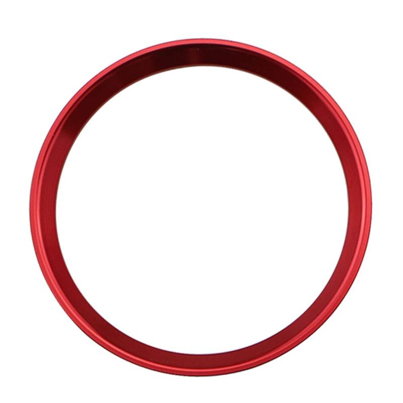 Jodriva Auto-Lenkrad-Kreisring-Abdeckungs-Ordnungsaufkleber, for Mercedes-Benz, for W169 A160 A200 A180 A220 A250 2016–2019 Innendekorationsaufkleber(Red) von Jodriva