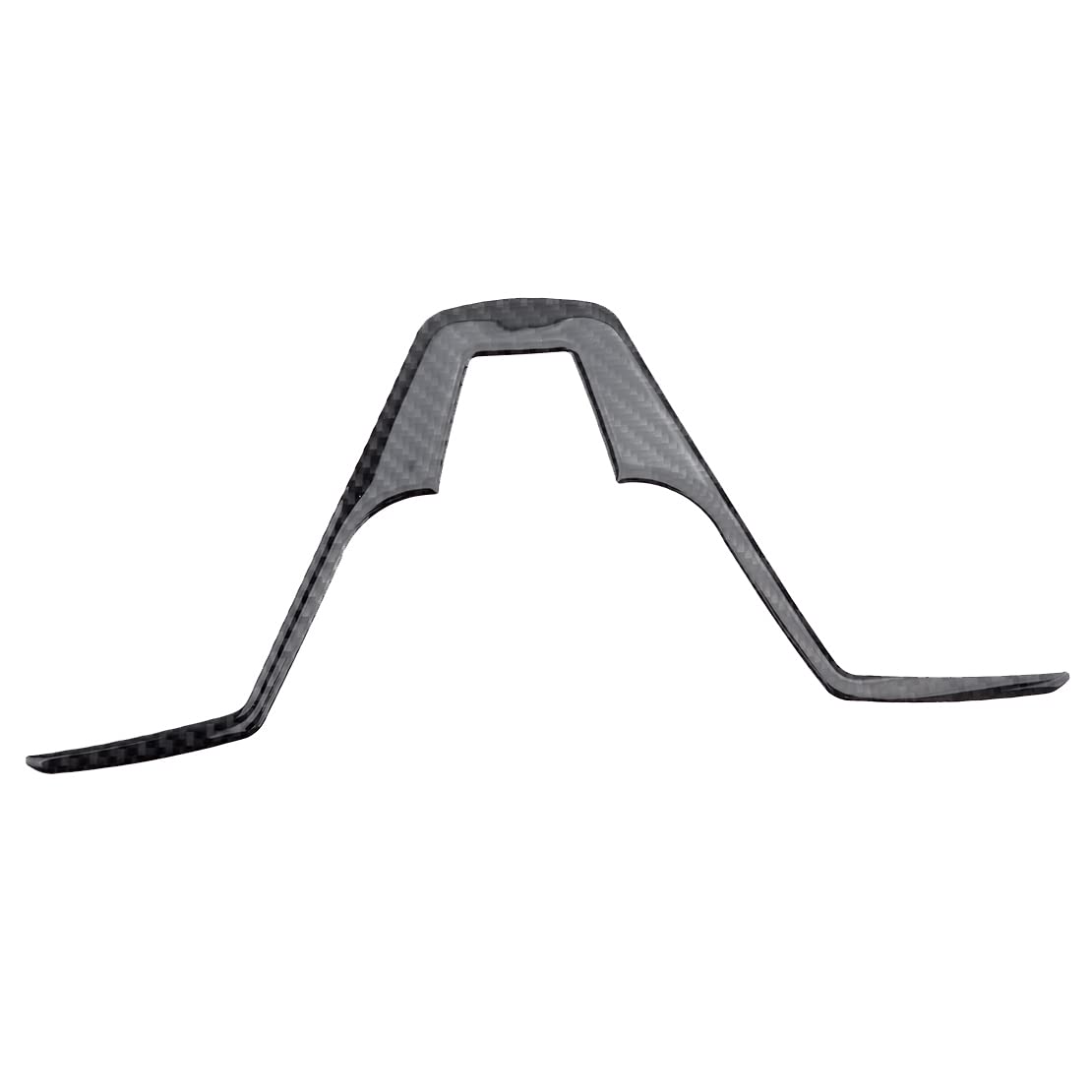 Jodriva Auto Lenkrad Lip Panel Trim Rahmen Abdeckung Dekor, for CRV, for CR-V 2007-2011 Carbon Faser V Form Auto Styling Innendekorationsaufkleber von Jodriva