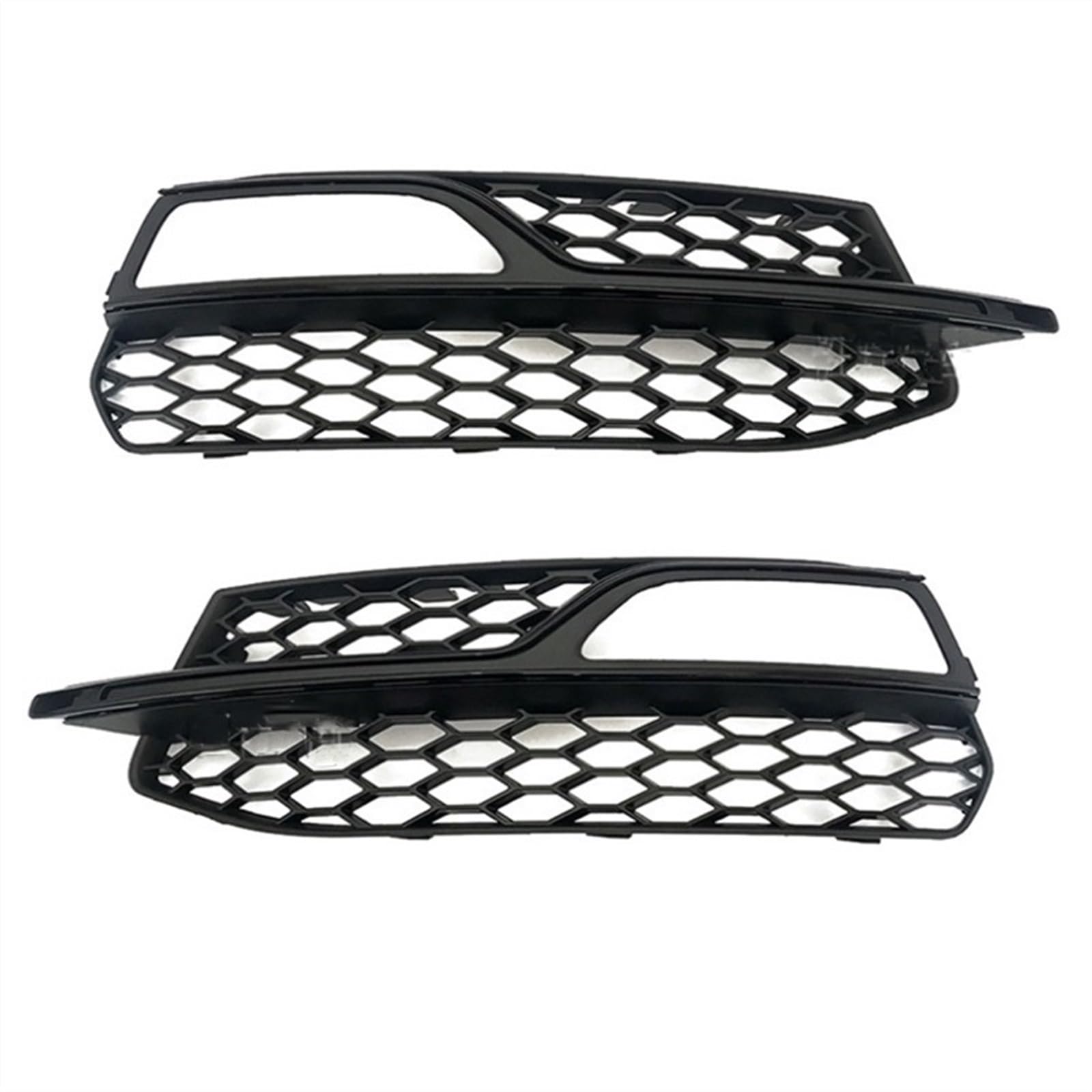 Jodriva Auto Links Rechts Vorne Stoßstange Nebel Licht Kühlergrill Grill Abdeckung, for Audi, for A3 for S3 2014 2015 2016 2017 8V3807681 8V3807682 Nebelscheinwerfer-Kühlergrill-Abdeckungsblende(A pai von Jodriva